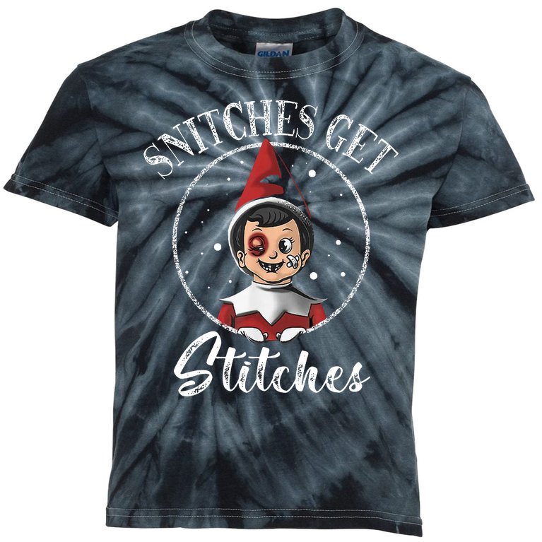 Snitches Get Stitches Kids Tie-Dye T-Shirt