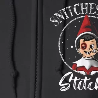 Snitches Get Stitches Full Zip Hoodie