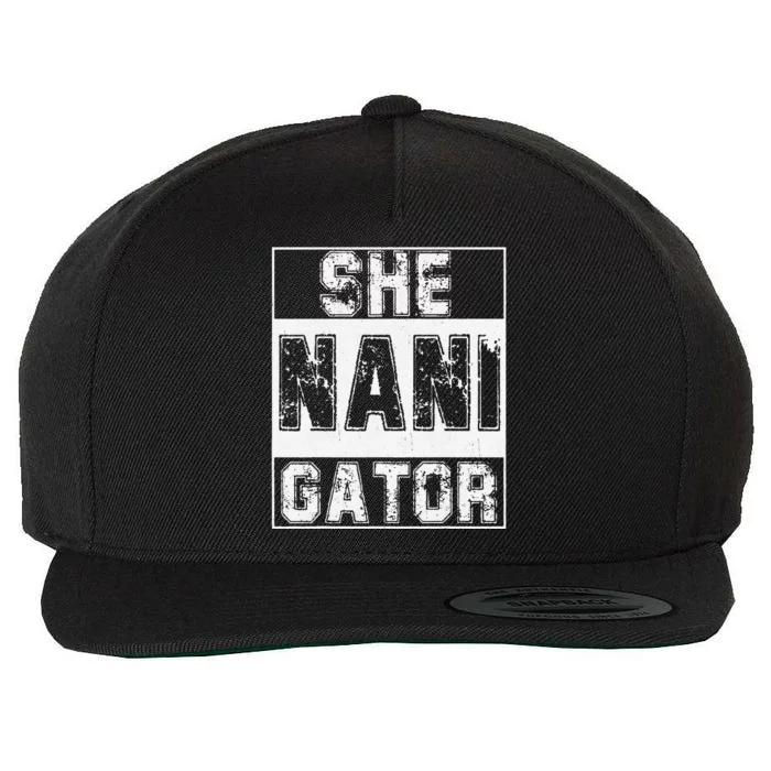 Shenanigator Great Saint Patrick's Day Gift Wool Snapback Cap