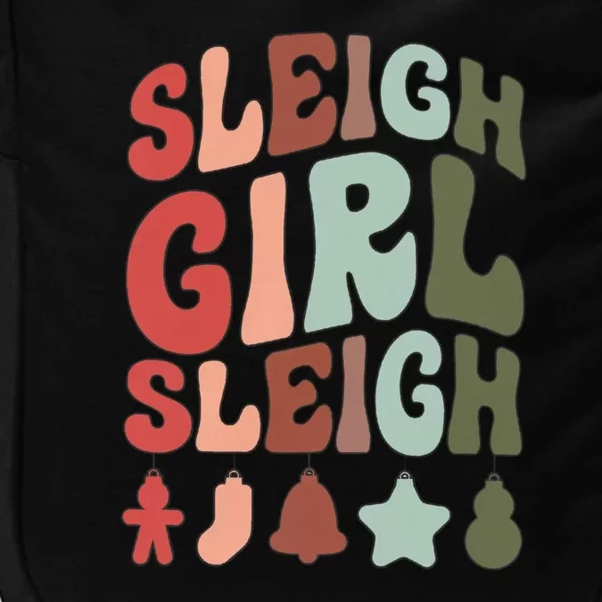 Sleigh Girl Sleigh Christmas Funny Impact Tech Backpack