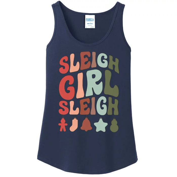 Sleigh Girl Sleigh Christmas Funny Ladies Essential Tank