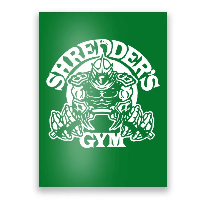 Shredders Gym Sports Poster