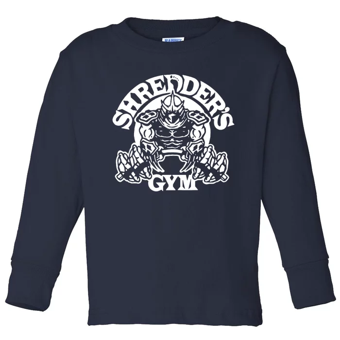 Shredders Gym Sports Toddler Long Sleeve Shirt