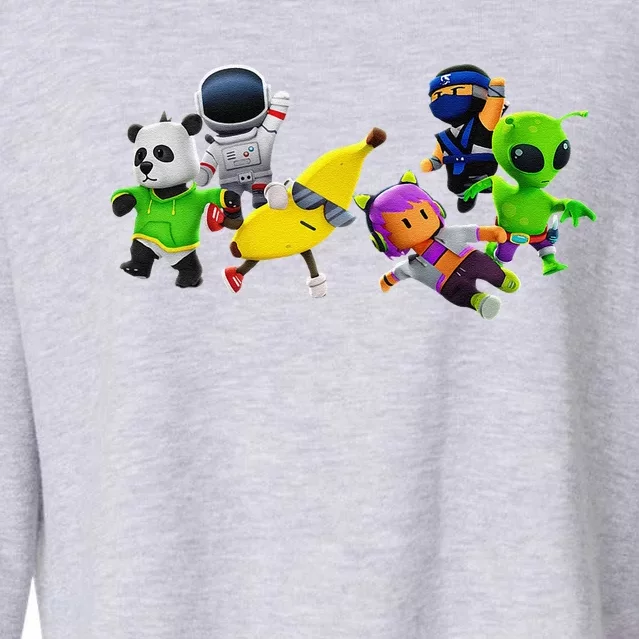 Stumble Guys Cropped Pullover Crew