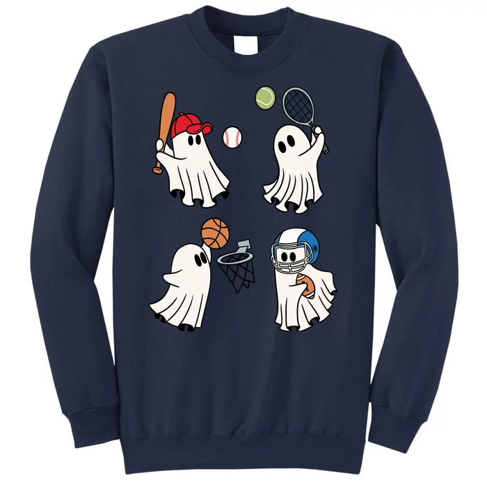 Spooky Ghost Sport Halloween Sweatshirt