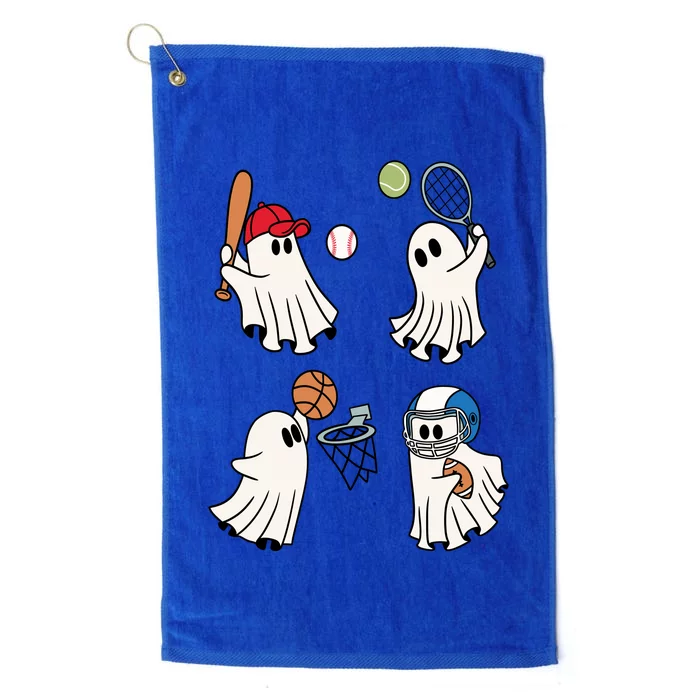 Spooky Ghost Sport Halloween Platinum Collection Golf Towel