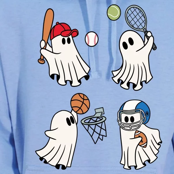 Spooky Ghost Sport Halloween Unisex Surf Hoodie