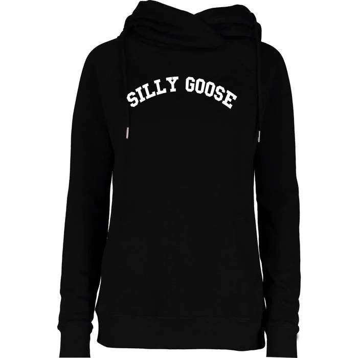 Silly Goose Womens Funnel Neck Pullover Hood