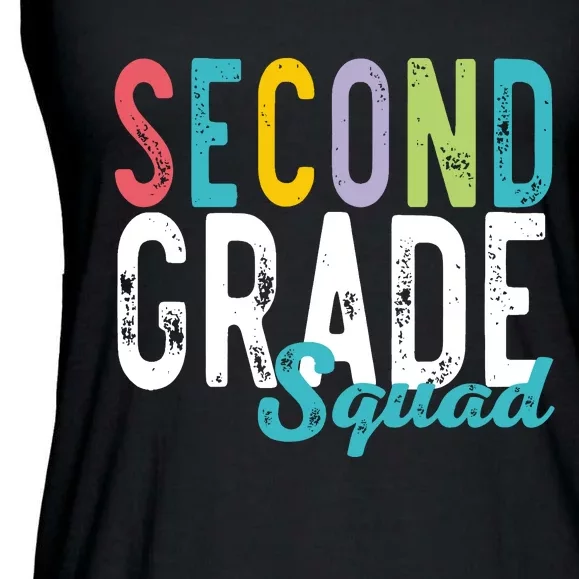 Second Grade Squad Ladies Essential Flowy Tank