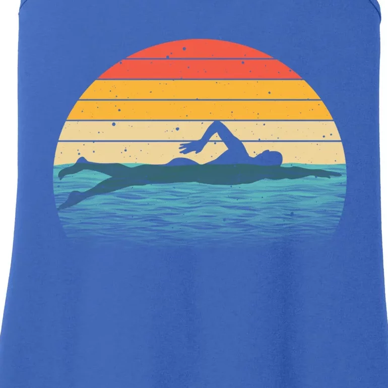 Swimming Gift Swimmer Swim Coach Gift Ladies Essential Tank