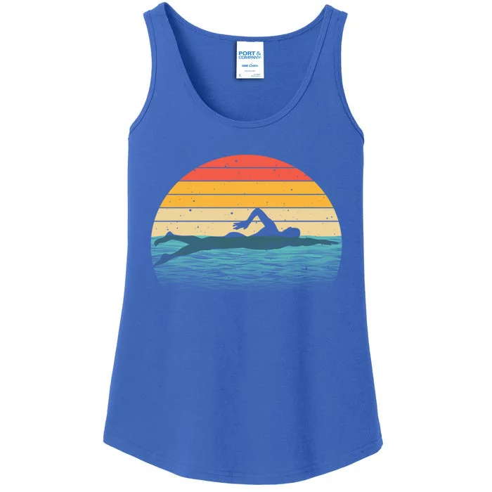 Swimming Gift Swimmer Swim Coach Gift Ladies Essential Tank