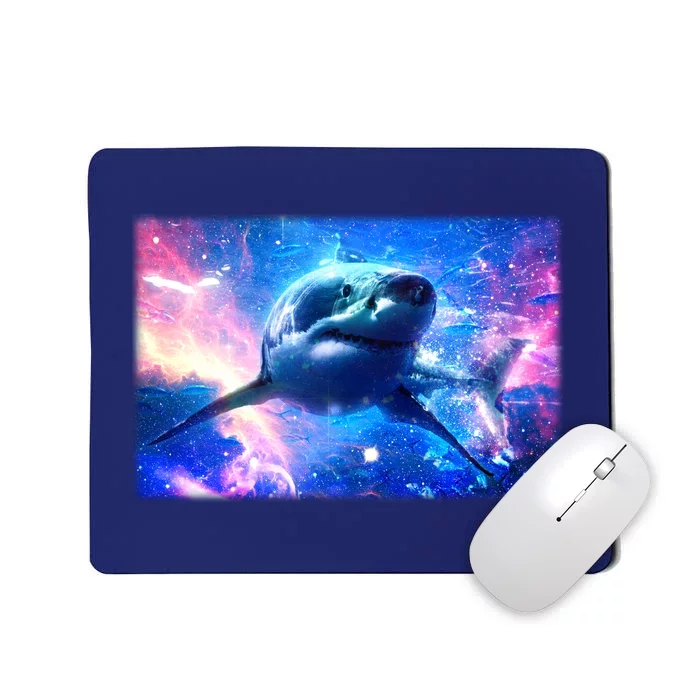 Space Galaxy Shark In Sea Ocean Of Stars Mousepad