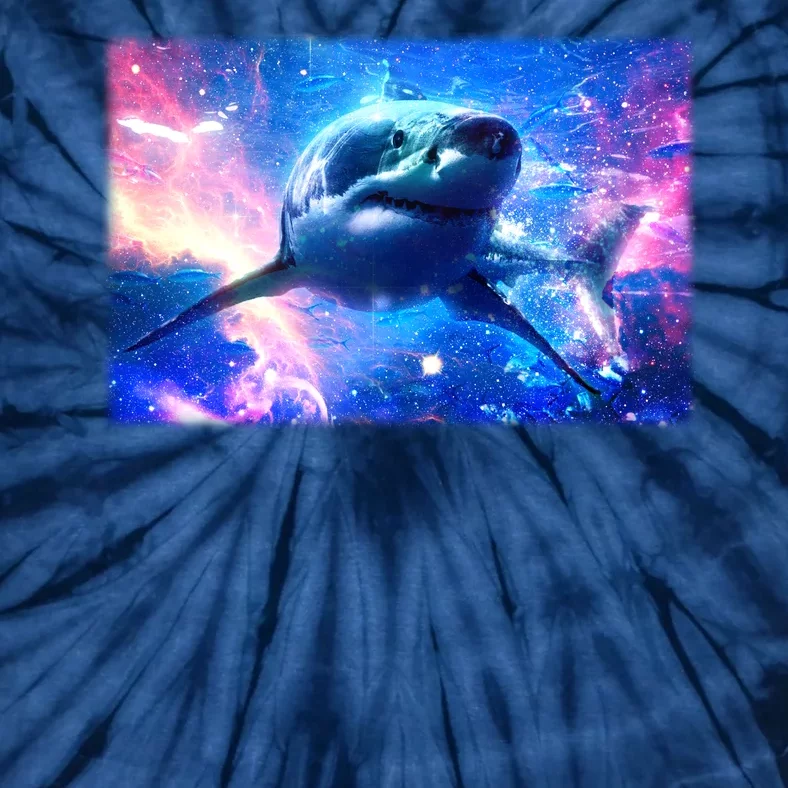 Space Galaxy Shark In Sea Ocean Of Stars Tie-Dye T-Shirt