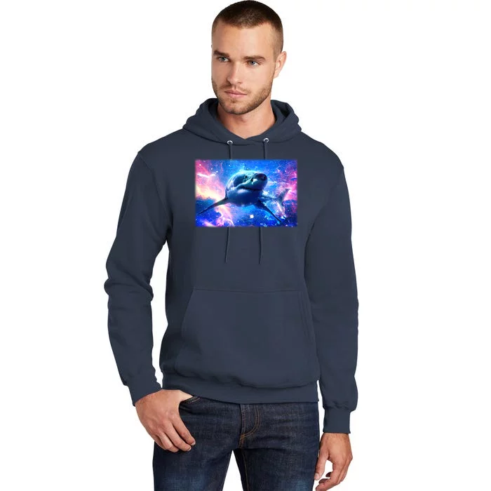 Space Galaxy Shark In Sea Ocean Of Stars Tall Hoodie