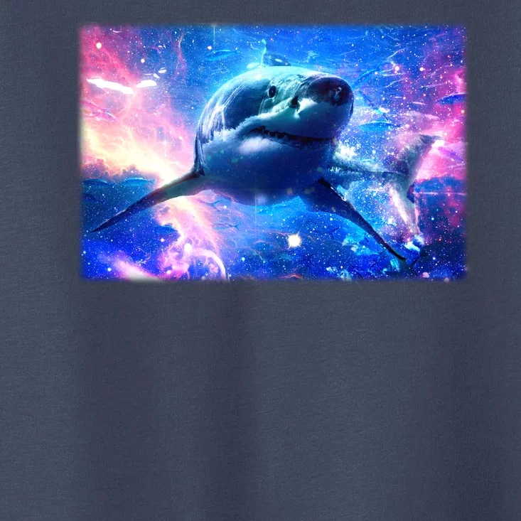 Space Galaxy Shark In Sea Ocean Of Stars Toddler T-Shirt