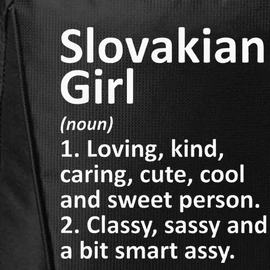 SLOVAKIAN GIRL SLOVAKIA Gift Funny Country Roots Descent City Backpack