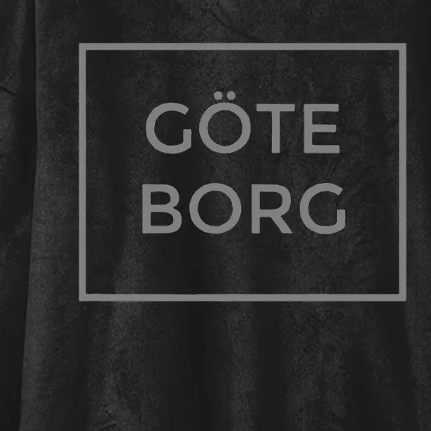 Sweden Goteborg Sverige Gothenburg Hooded Wearable Blanket