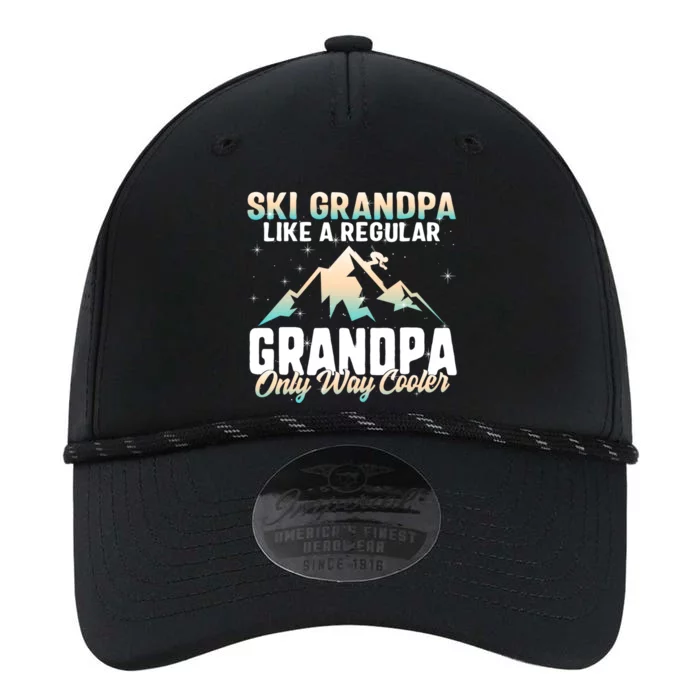 Ski Grandpa Skier Mountain Snow Skiing Grandpa Snowboarding Gift Performance The Dyno Cap