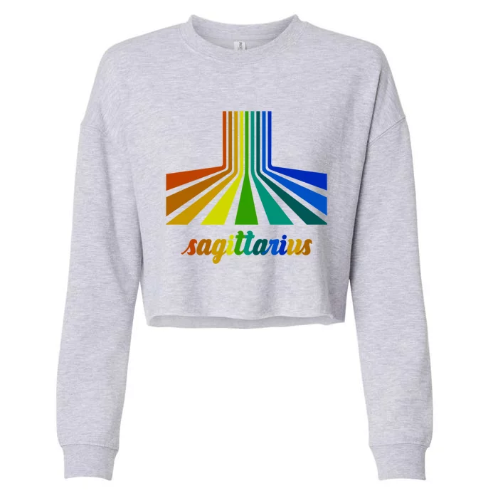 Sagittarius Gift Cropped Pullover Crew