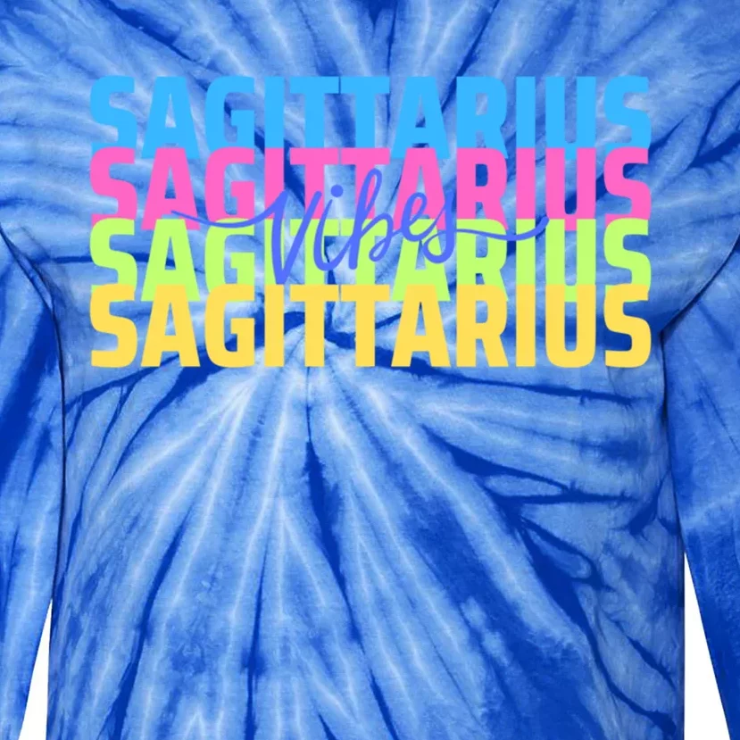 Sagittarius Gift Tie-Dye Long Sleeve Shirt