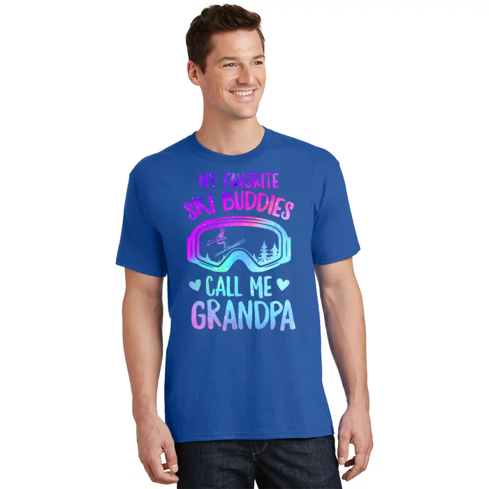 Ski Grandpa Skier Mountain Snow Skiing Grandpa Snowboarding Gift T-Shirt