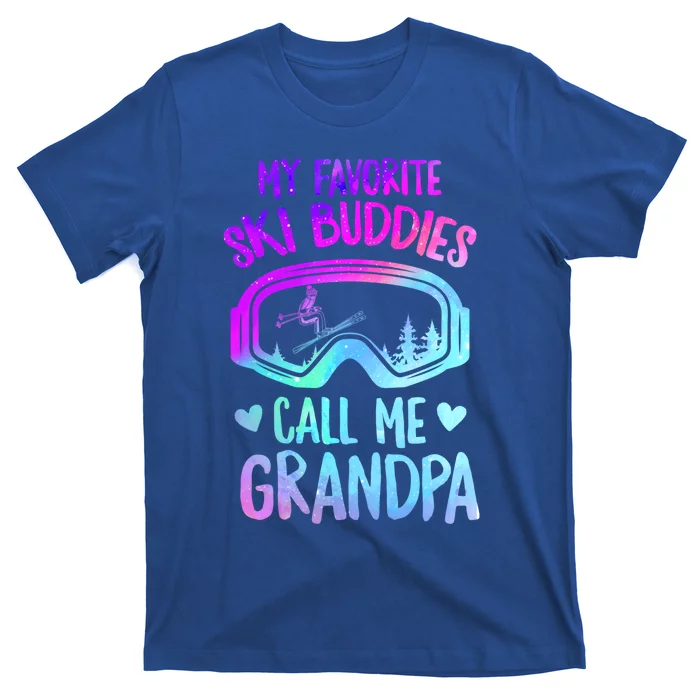 Ski Grandpa Skier Mountain Snow Skiing Grandpa Snowboarding Gift T-Shirt