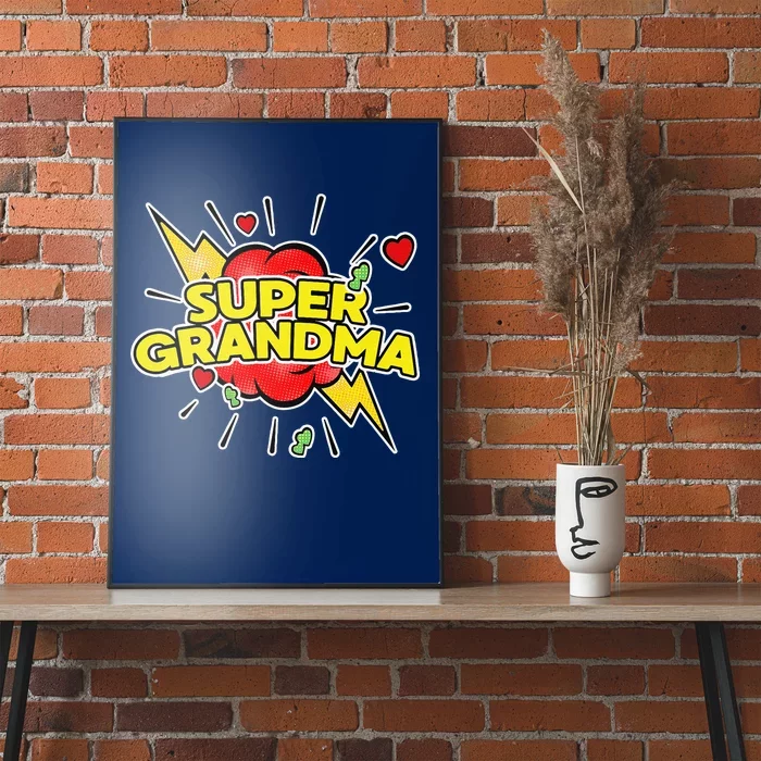 Super Grandma Superhero Grandma Mother's Day Poster