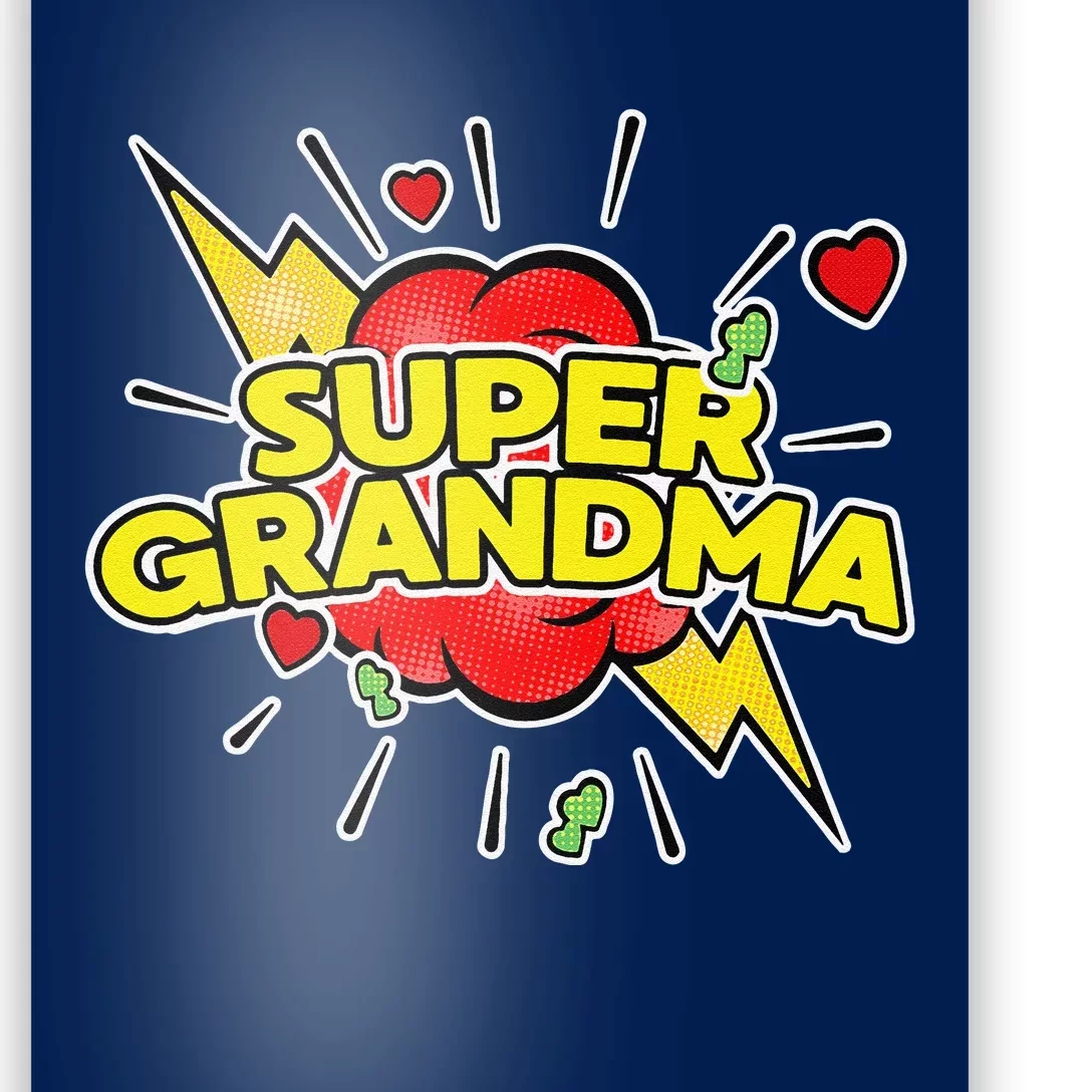 Super Grandma Superhero Grandma Mother's Day Poster