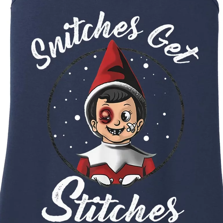 Snitches Get Stitches The Elf Xmas Snitches Get Stitches Ladies Essential Tank