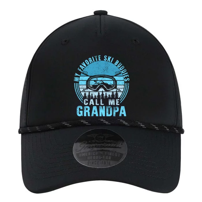 Ski Grandpa Skier Mountain Snow Skiing Grandpa Snowboarding Gift Performance The Dyno Cap