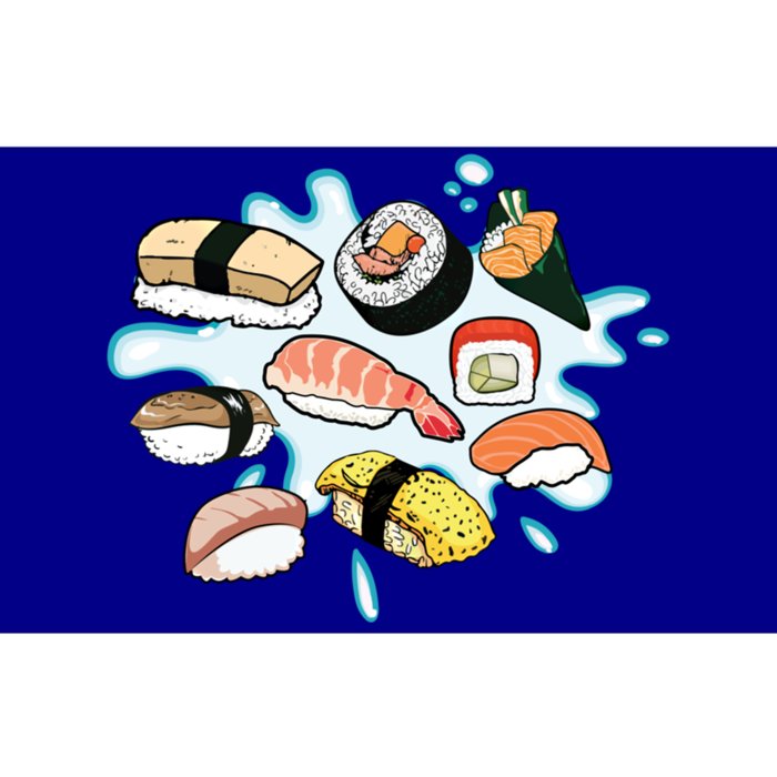 Sushi Graphic Sushi Lover Gift Bumper Sticker