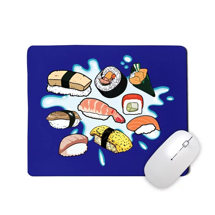 Sushi Graphic Sushi Lover Gift Mousepad