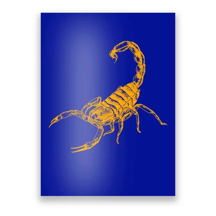 Scorpion Gift Scorpio Zodiac Gift Animal Gift Cute Gift Poster