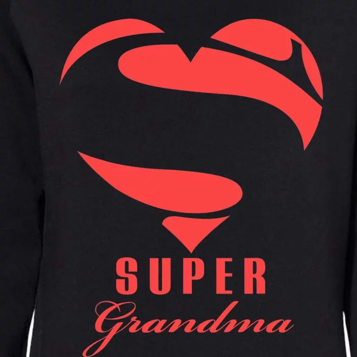 Super Grandma Superhero T Gift Mother Father Day Womens California Wash Sweatshirt