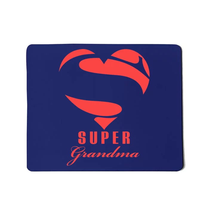 Super Grandma Superhero T Gift Mother Father Day Mousepad