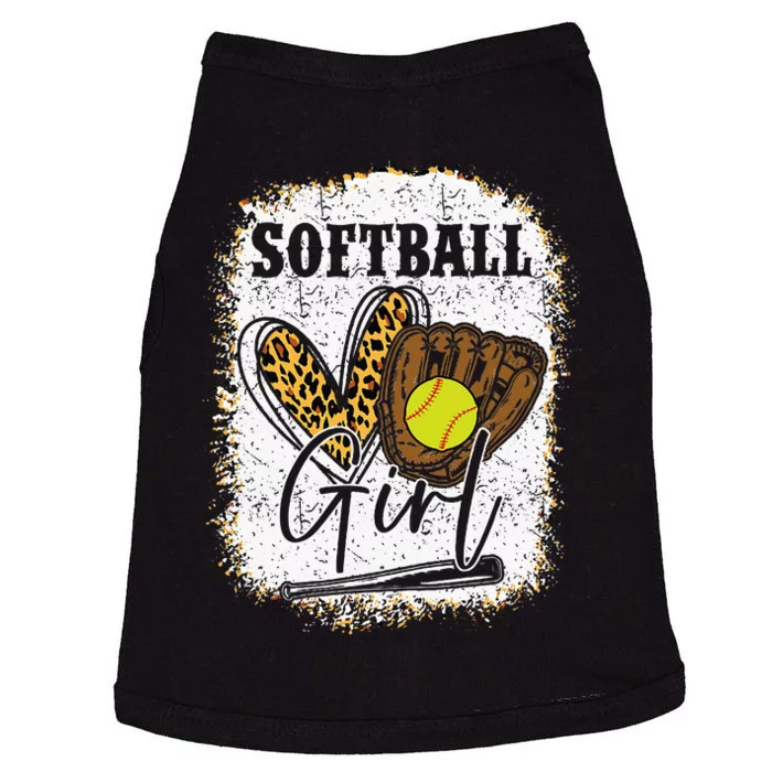 Softball Girl Softball Doggie Tank