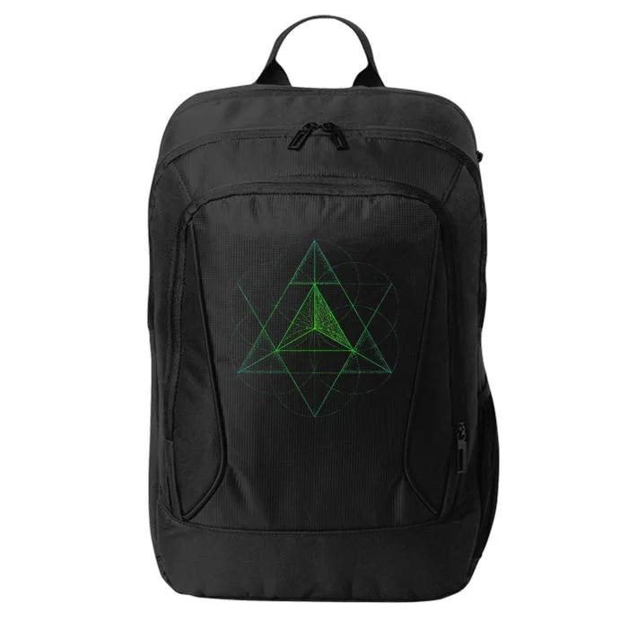 Sacred Geometry Star Tetrahedron Merkaba City Backpack