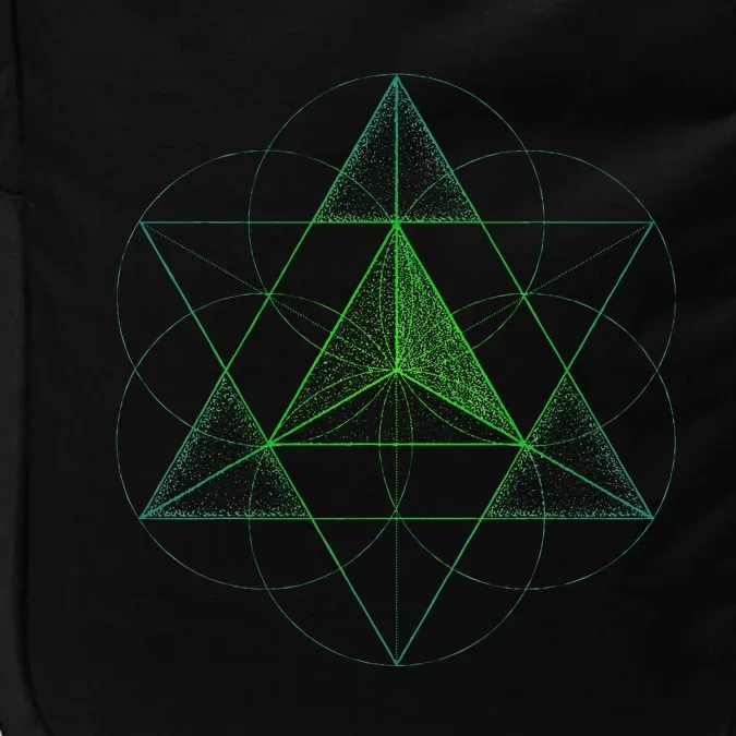 Sacred Geometry Star Tetrahedron Merkaba Impact Tech Backpack