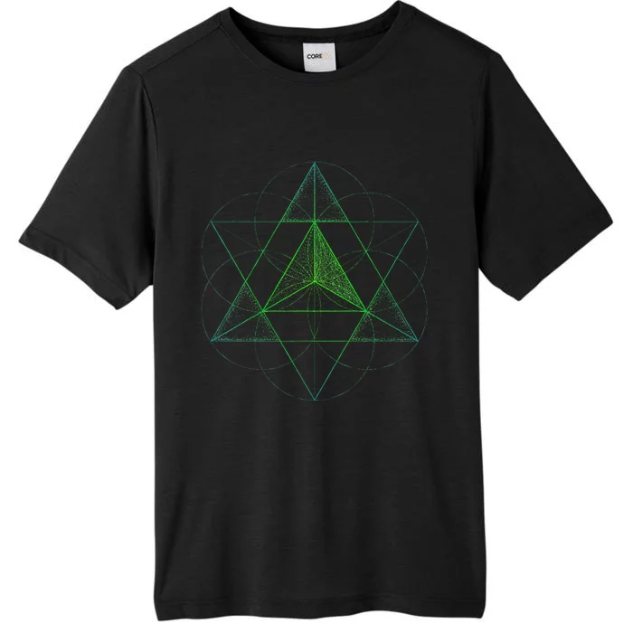 Sacred Geometry Star Tetrahedron Merkaba ChromaSoft Performance T-Shirt