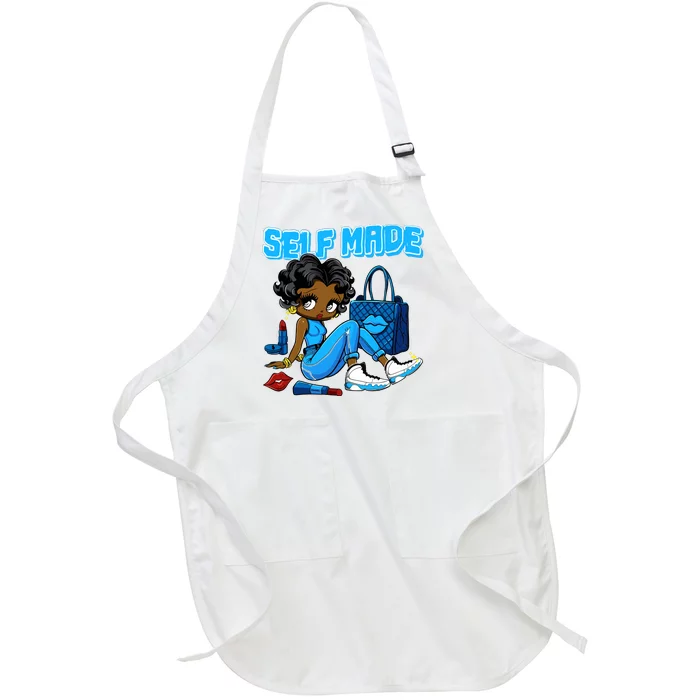 Sneaker Girl Selfmade Full-Length Apron With Pocket