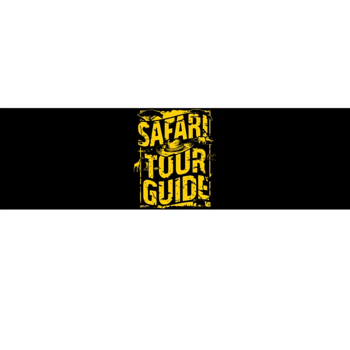 Safari Guide Bumper Sticker