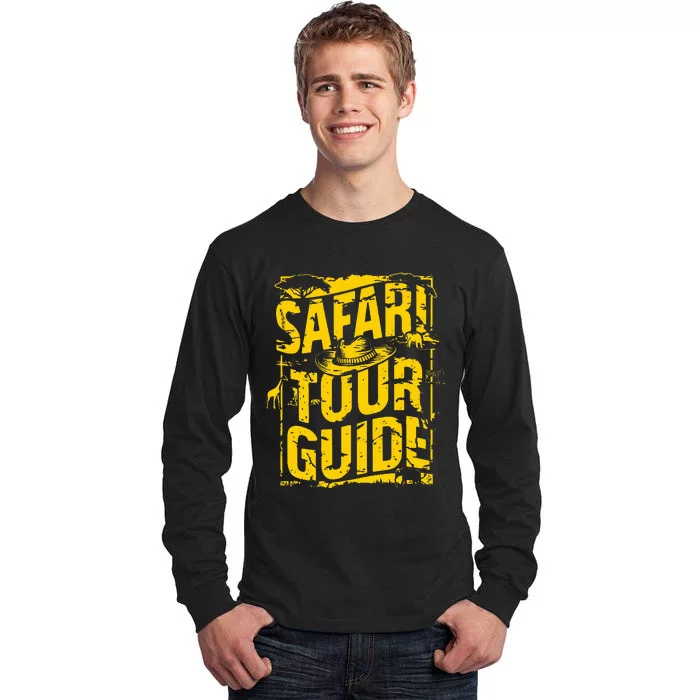 Safari Guide Tall Long Sleeve T-Shirt