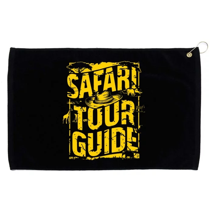 Safari Guide Grommeted Golf Towel