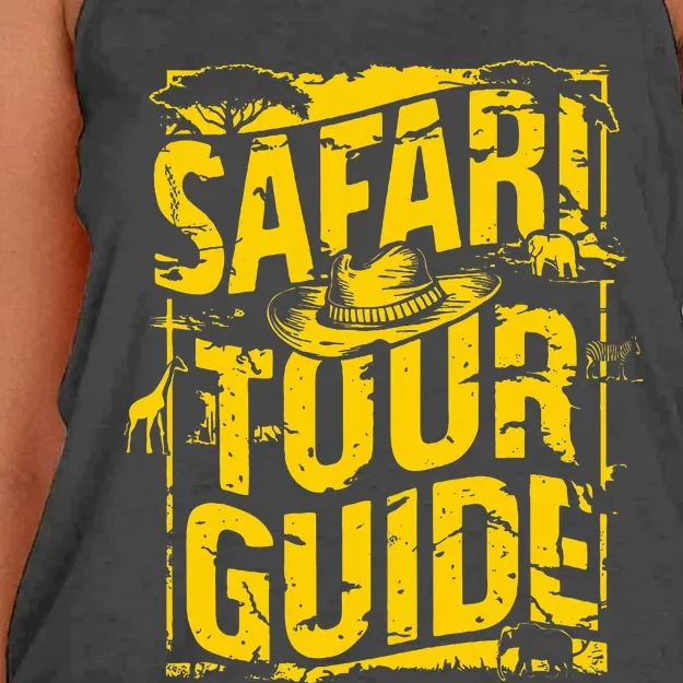 Safari Guide Women's Knotted Racerback Tank