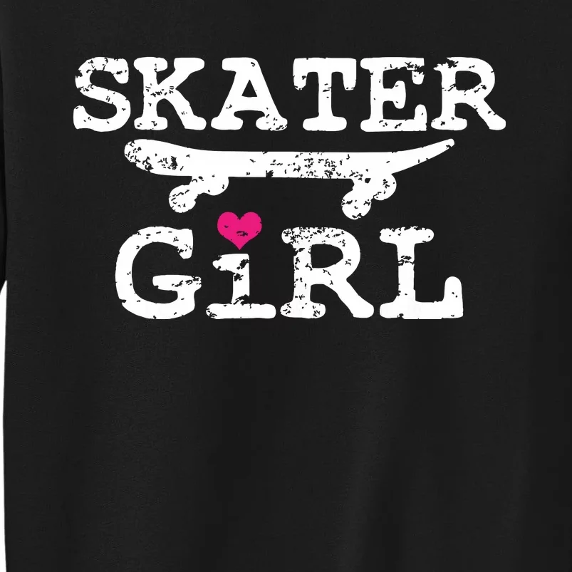 Skater Girl Skateboard Skateboarding Sweatshirt