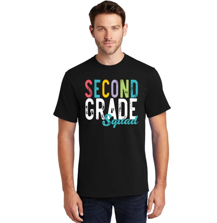 Second Grade Squad Back To School Lover Tall T-Shirt