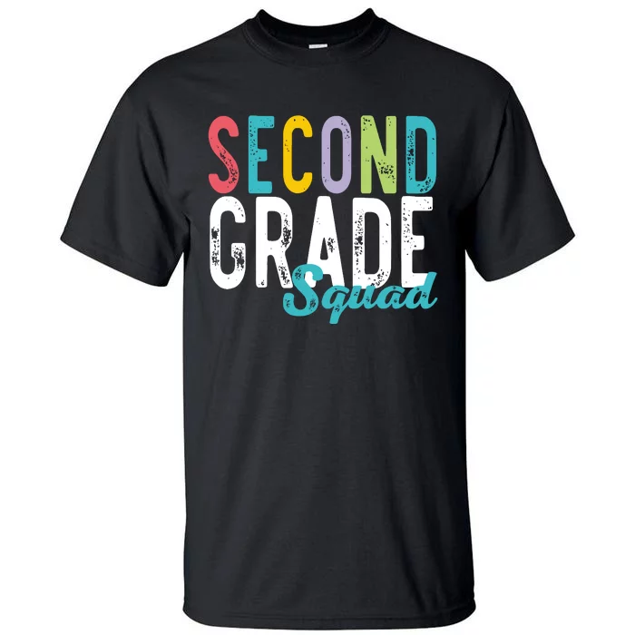 Second Grade Squad Back To School Lover Tall T-Shirt