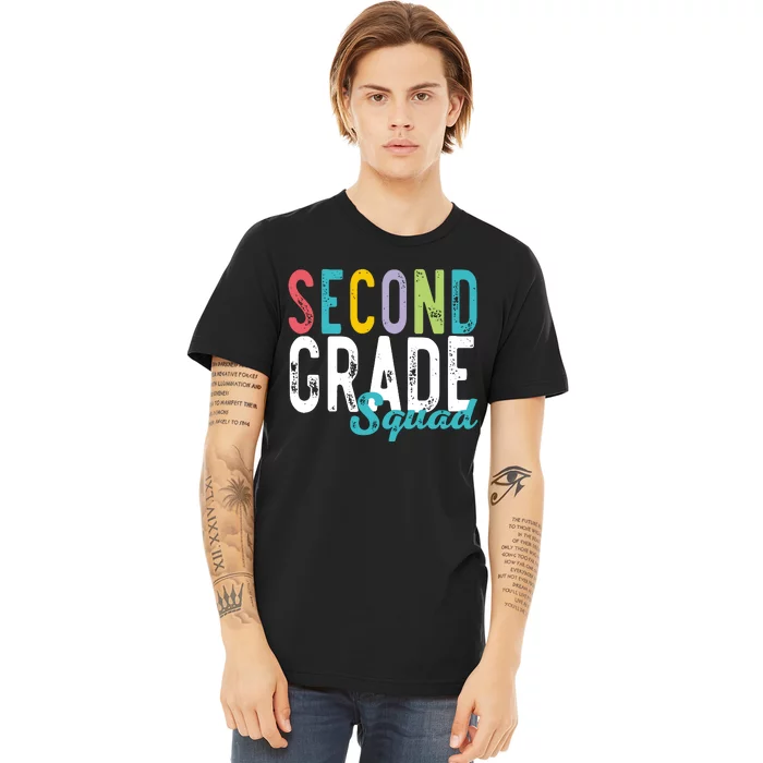 Second Grade Squad Back To School Lover Premium T-Shirt