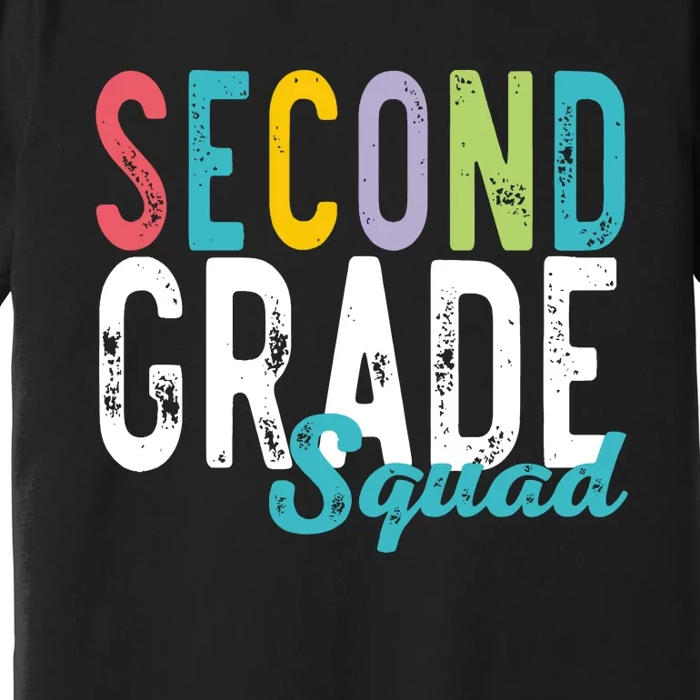 Second Grade Squad Back To School Lover Premium T-Shirt