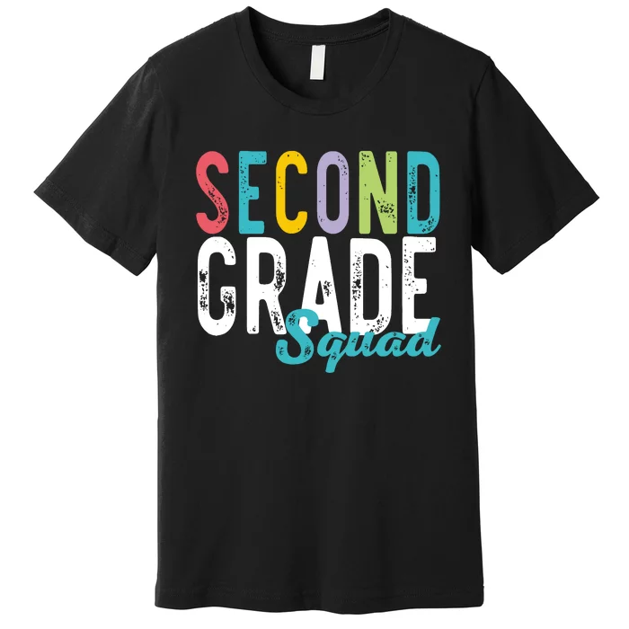 Second Grade Squad Back To School Lover Premium T-Shirt